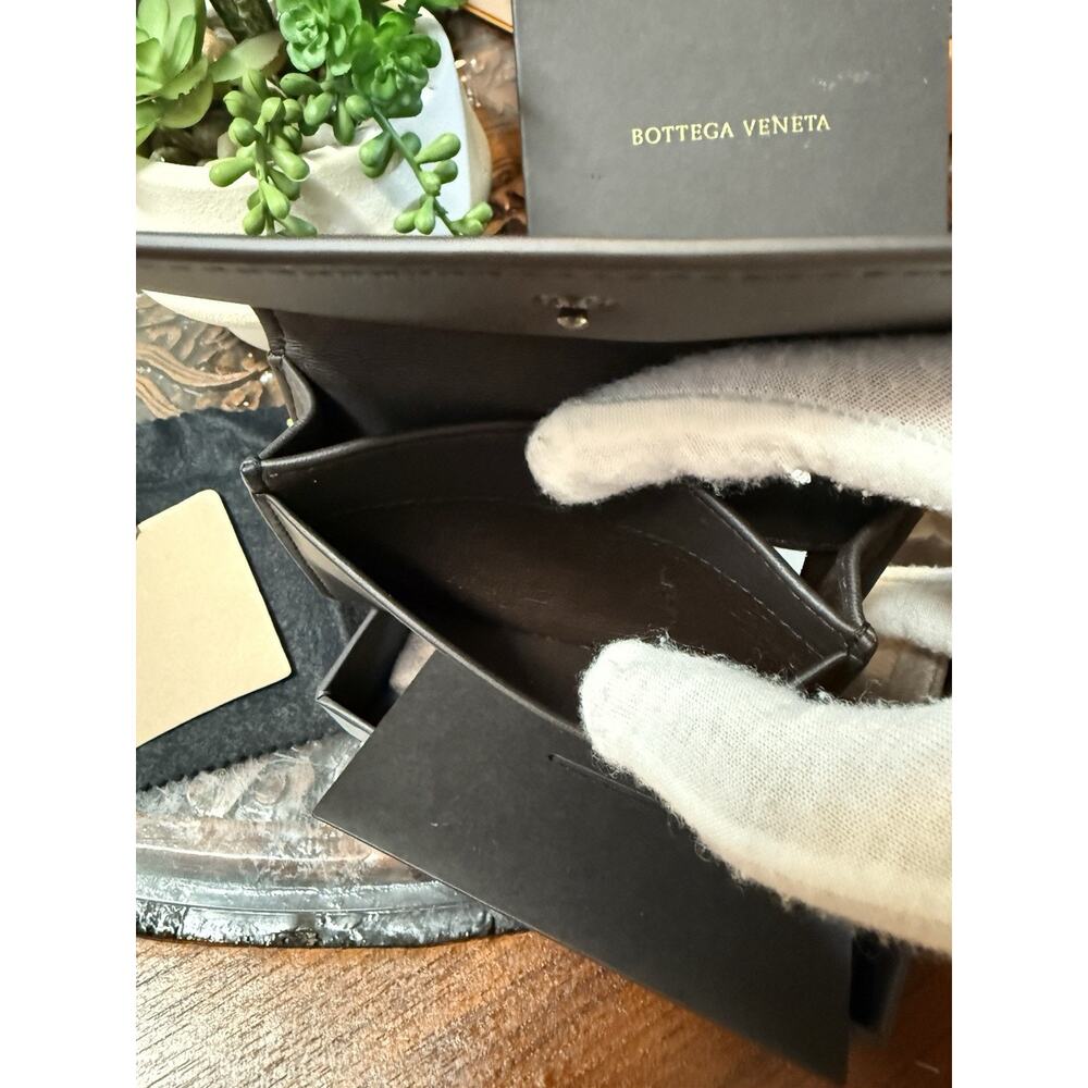 BOTTEGA VENETA Card Case Intrecciato Lambskin Leather With Box And Dust Bag - Picture 7 of 10